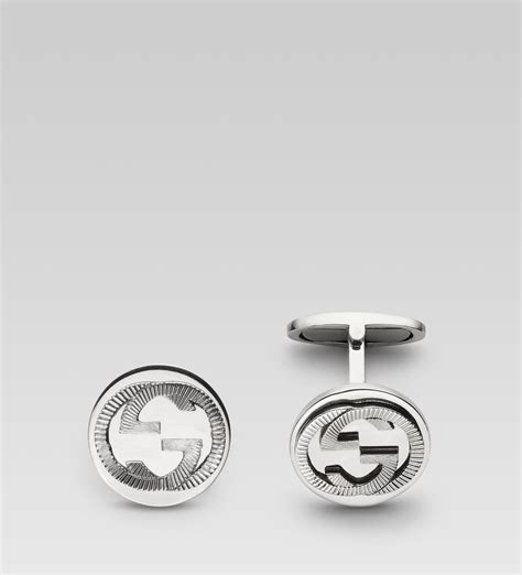 gold gucci cufflinks for men|gucci cufflinks silver.